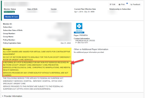 pcp referral